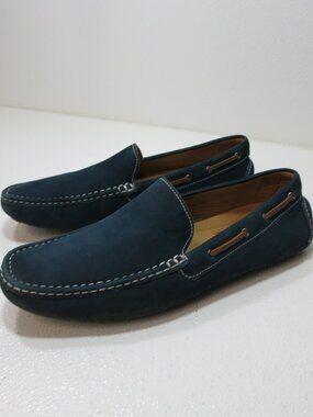 1901 Nubuck Leather Driver Moccasins Loafers Shoes Men's Footwear Shoes Sz 11.5